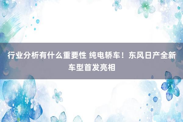 行业分析有什么重要性 纯电轿车！东风日产全新车型首发亮相