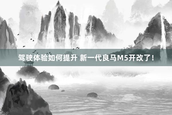 驾驶体验如何提升 新一代良马M5开改了！